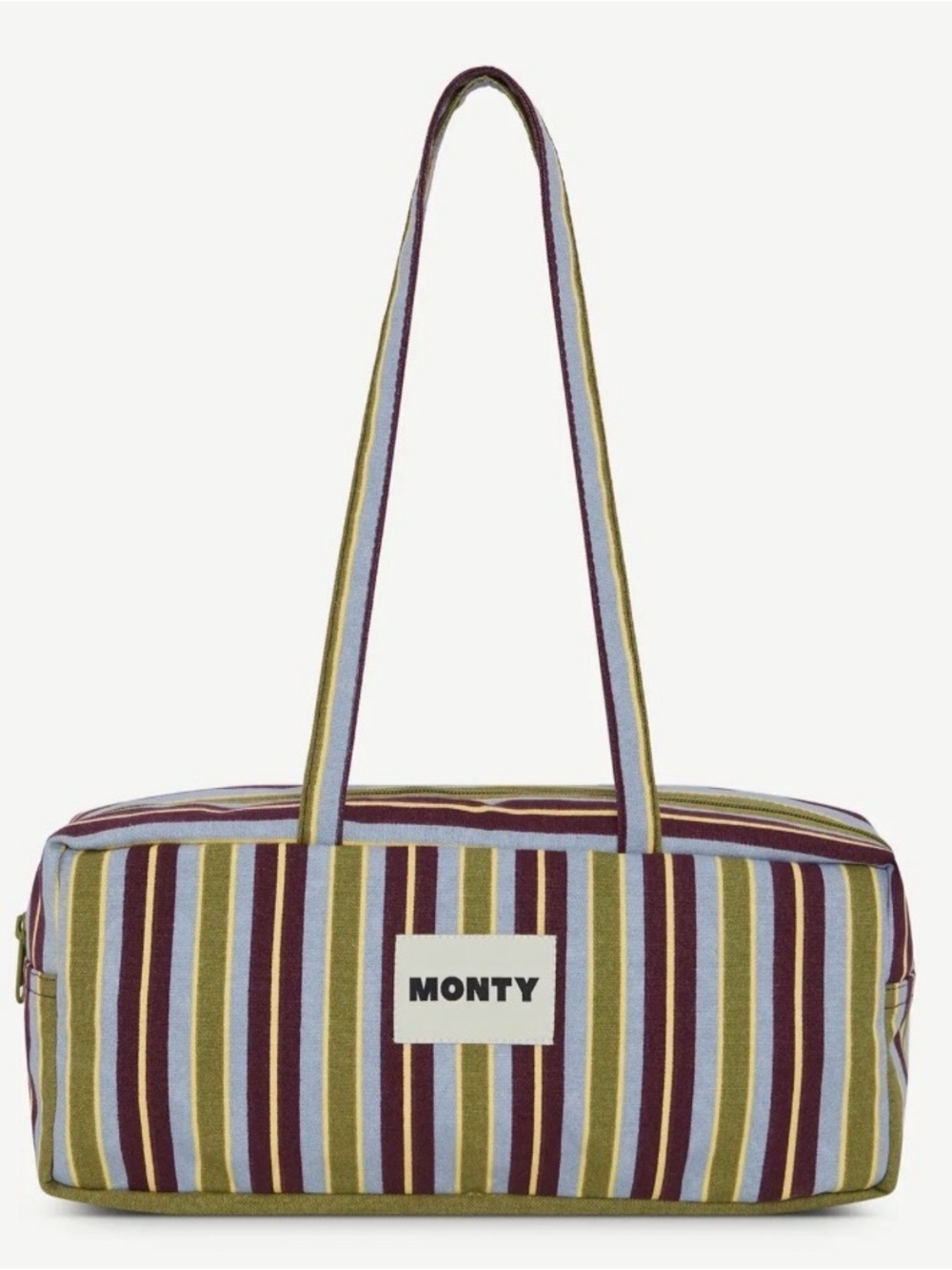Monty Bag Fig & Sage Domino Organic Cotton Handbag from UK